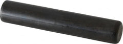 Holo-Krome - 3/4" Diam x 4" Pin Length Grade 8 Alloy Steel Standard Dowel Pin - Black Luster Finish, C 47-58 & C 60 (Surface) Hardness, 1 Beveled & 1 Rounded End - Americas Industrial Supply