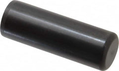 Holo-Krome - 7/8" Diam x 2-1/2" Pin Length Grade 8 Alloy Steel Standard Dowel Pin - Black Luster Finish, C 47-58 & C 60 (Surface) Hardness, 1 Beveled & 1 Rounded End - Americas Industrial Supply
