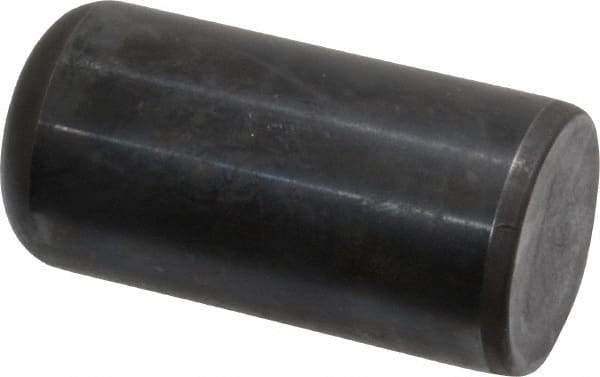 Holo-Krome - 1" Diam x 2" Pin Length Grade 8 Alloy Steel Standard Dowel Pin - Black Luster Finish, C 47-58 & C 60 (Surface) Hardness, 1 Beveled & 1 Rounded End - Americas Industrial Supply