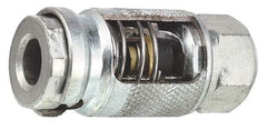 Lincoln - 250 Operating psi, 2-1/2" Long, 1/4 Thread, Grease Gun Air Coupler - NPT (F) Thread - Americas Industrial Supply