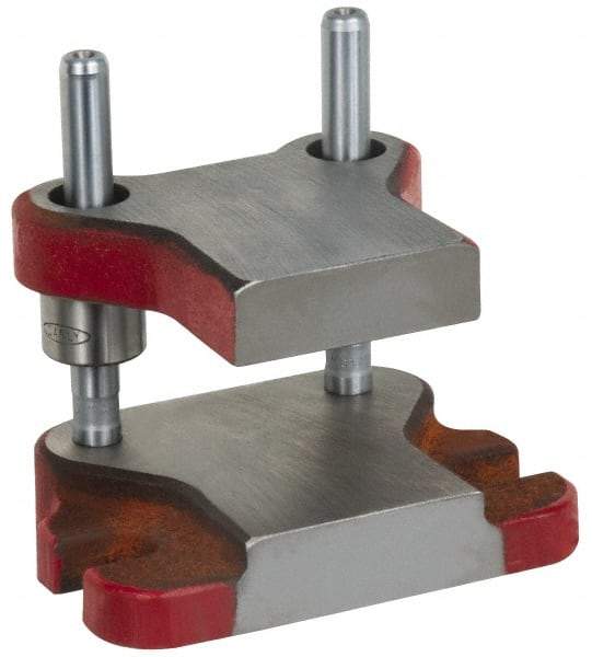 Anchor Danly - 5" Guide Post Length, 1" Die Holder Thickness, 5" Radius, Kick Press Semi Steel Die Set - 6" Overall Width x 4-11/16" Overall Depth - Americas Industrial Supply