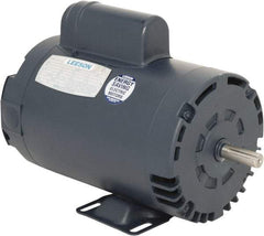 Leeson - 3 Max hp, 3,600 Max RPM, Electric AC DC Motor - 230 V Input, Single Phase, 56Y Frame, 5/8" Shaft Diam, Rigid Base Mount, ODP Enclosure - Americas Industrial Supply