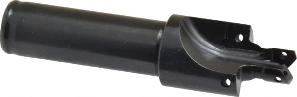 Allied Machine and Engineering - IS0 11926-1, SAE J1926-1/MS-16142 Standard, 7/16-20" Thread, 4 Tube Dash Number, 12° Porting Angle, 0.386" Pilot Diam, 5/8" Shank Diam, Indexable Spade Blade Insert Porting Tool - 2 Porting Inserts, 3.402" Overall Length - Americas Industrial Supply