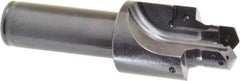 Allied Machine and Engineering - IS0 11926-1, SAE J1926-1/MS-16142 Standard, 3/4-16" Thread, 8 Tube Dash Number, 15° Porting Angle, 11/16" Pilot Diam, 3/4" Shank Diam, Indexable Spade Blade Insert Porting Tool - 2 Porting Inserts, 3.951" Overall Length - Americas Industrial Supply