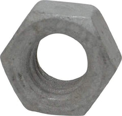 Armor Coat - 5/16-18 UNC Steel Right Hand Hex Nut - 1/2" Across Flats, 17/64" High, Armor Coat Finish - Americas Industrial Supply