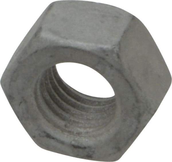 Armor Coat - 5/16-24 UNF Steel Right Hand Hex Nut - 1/2" Across Flats, 17/64" High, Armor Coat Finish - Americas Industrial Supply