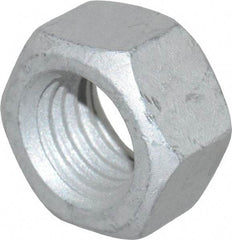 Armor Coat - 5/8-11 UNC Steel Right Hand Hex Nut - 15/16" Across Flats, 35/64" High, Armor Coat Finish - Americas Industrial Supply