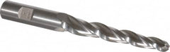 Made in USA - 2° Taper Angle per Side, 3/8" Small End Diam, 3-1/4" LOC, High Speed Steel 3 Flute Tapered Ball End Mill - 5-1/2" OAL, 5/8" Shank Diam - Americas Industrial Supply