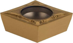 Seco - CPMT32.50.5 F1 Grade CP200 Carbide Turning Insert - 80° Diamond, 3/8" Inscr Circle, 5/32" Thick, 0.008" Corner Radius - Americas Industrial Supply