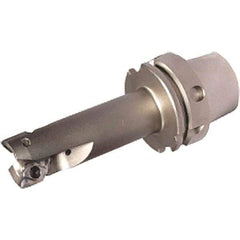 Iscar - 1-1/4" Cut Diam, 0.622" Max Depth of Cut, Indexable Square Shoulder End Mill - HM90 APCR 1605.. Inserts, HSK63A Taper Shank, 90° Lead Angle, Through Coolant, Series Helialu - Americas Industrial Supply
