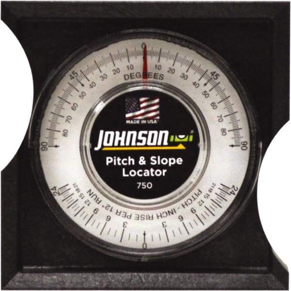 Johnson Level & Tool - (4) 90° Measuring Range, Protractor - Accuracy Up to 0.30° - Americas Industrial Supply