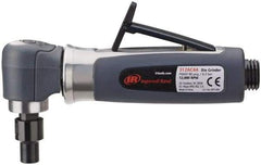 Ingersoll-Rand - 1/4" Collet, Angle Handle, Straight Air Die Grinder - 14,000 RPM, Rear Exhaust, 30 CFM, 0.33 hp, 620 kPa, 1/4 NPT - Americas Industrial Supply