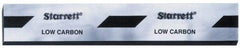 Starrett - 24 x 8 x 3/32 Inch, Type C1010, Low Carbon Steel Flat Stock - + 0.625 Inch Long Tolerance, + 0.000-0.005 Inch Wide Tolerance, +/- 0.001 Inch Thickness and Square Tolerance - Americas Industrial Supply