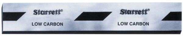 Starrett - 24 x 1-1/2 x 1/2 Inch, AISI Type C1018, Low Carbon Steel Flat Stock - + 0.625 Inch Long Tolerance, + 0.000-0.005 Inch Wide Tolerance, +/- 0.001 Inch Thickness and Square Tolerance - Americas Industrial Supply