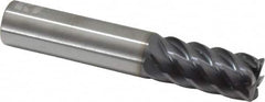 RobbJack - 5/8", 6 Flute, Single End, Solid Carbide, 0.03" Corner Radius End Mill - 3-1/2" OAL, 45° Helix, Right Hand Flute, 1-1/4" LOC, Right Hand Cut - Americas Industrial Supply