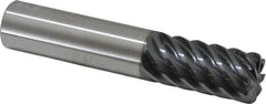 RobbJack - 3/4" Diam 8 Flute Solid Carbide 0.09" Corner Radius End Mill - Americas Industrial Supply