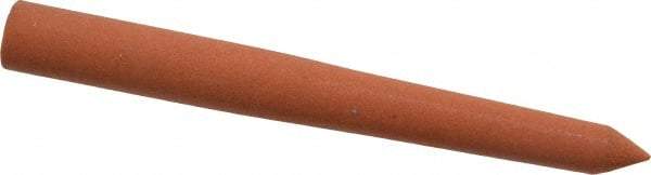 Norton - 3" Long x 5/16" Diam x 5/16" Thick, Aluminum Oxide Sharpening Stone - Round, Fine Grade - Americas Industrial Supply