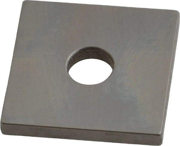 Mitutoyo - 0.115" Square Steel Gage Block - Accuracy Grade 0, Includes Certificate of Inspection - Americas Industrial Supply