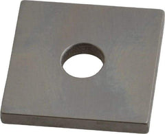 Mitutoyo - 0.115" Square Steel Gage Block - Accuracy Grade 0, Includes Certificate of Inspection - Americas Industrial Supply