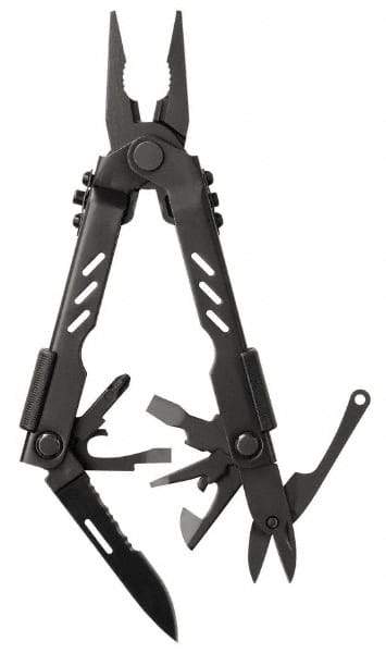 Gerber - 11 Piece, Multi-Tool Set - 5-5/8" OAL, 4-19/64" Closed Length - Americas Industrial Supply