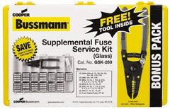 Cooper Bussmann - 32 to 250 VAC/VDC, Fuse Service Kit - 20 Amps, Glass and Ceramic - Americas Industrial Supply