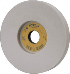 Norton - 7" Diam x 1-1/4" Hole x 1" Thick, J Hardness, 60 Grit Surface Grinding Wheel - Aluminum Oxide, Type 5, Medium Grade, 3,600 Max RPM, Vitrified Bond, One-Side Recess - Americas Industrial Supply