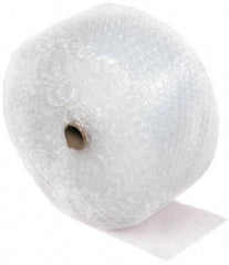 Made in USA - 100' Long x 12" Wide x 5/16" Thick, Medium Sized Bubble Roll - Clear, Perforated Every 12" - Americas Industrial Supply