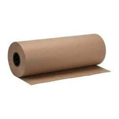 Made in USA - 900' Long x 24" Wide Roll of Recycled Kraft Paper - 8-1/2" OD, 40 Lb Paper Weight, 26 Lb per Roll - Americas Industrial Supply
