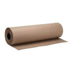 Made in USA - 720' Long x 30" Wide Roll of Recycled Kraft Paper - 8-1/2" OD, 50 Lb Paper Weight, 33 Lb per Roll - Americas Industrial Supply