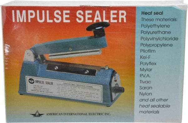 Value Collection - 4" Max Seal, 4 mil Thick, Table Top Thermal Impulse Sealer - 160 Watts - Americas Industrial Supply