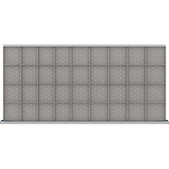 LISTA - 36-Compartment Drawer Divider Layout for 3.15" High Drawers - Americas Industrial Supply