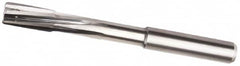 Kennametal - 9mm Carbide-Tipped 6 Flute Chucking Reamer - Helical Flute, 10mm Straight Shank, 20mm Flute Length, 103mm OAL - Americas Industrial Supply