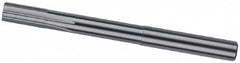 Kennametal - 11mm Carbide-Tipped 6 Flute Chucking Reamer - Straight Flute, 12mm Straight Shank, 24mm Flute Length, 118mm OAL - Americas Industrial Supply