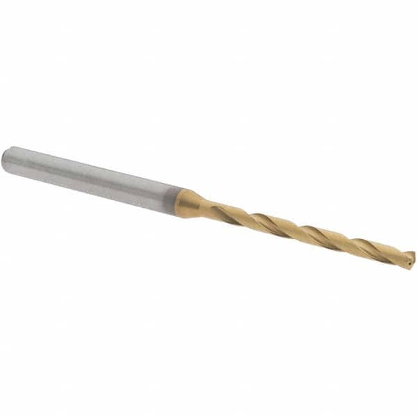 Kennametal - #41, 140° Point, Spiral Flute, Solid Carbide Taper Length Drill Bit - Multilayer TiAlN Finish, 30mm Flute Length, 66mm OAL, Series B053A-CPG - Americas Industrial Supply