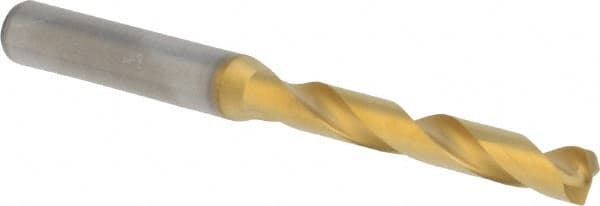 Kennametal - Letter F 140° Solid Carbide Jobber Drill - Americas Industrial Supply