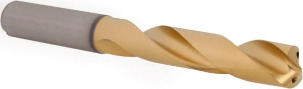 Kennametal - 35/64" 140° Solid Carbide Jobber Drill - Americas Industrial Supply