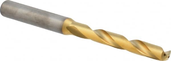 Kennametal - Letter F 140° Solid Carbide Jobber Drill - Americas Industrial Supply