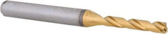 Kennametal - #27 140° Solid Carbide Jobber Drill - Multilayer TiAlN Finish, Right Hand Cut, Spiral Flute, Straight Shank, 66mm OAL, Standard Point - Americas Industrial Supply