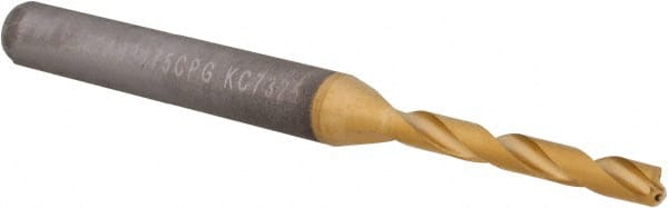 Kennametal - 1/8" 140° Solid Carbide Jobber Drill - Americas Industrial Supply