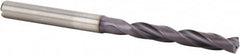 Kennametal - 5.3mm 140° Solid Carbide Jobber Drill - Multilayer TiAlN Finish, Right Hand Cut, Spiral Flute, Straight Shank, 82mm OAL, Standard Point - Americas Industrial Supply