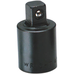 Wright Tool & Forge - Socket Adapters & Universal Joints; Type: Impact Drive Adaptor ; Male Size: 3/8 ; Female Size: 1/2 ; Overall Length (Inch): 1-1/2 - Exact Industrial Supply