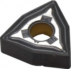 Kennametal - WNMG432 MP Grade KCM15 Carbide Turning Insert - TiCN/Al2O3 Finish, 80° Trigon, 1/2" Inscr Circle, 3/16" Thick, 1/32" Corner Radius - Americas Industrial Supply