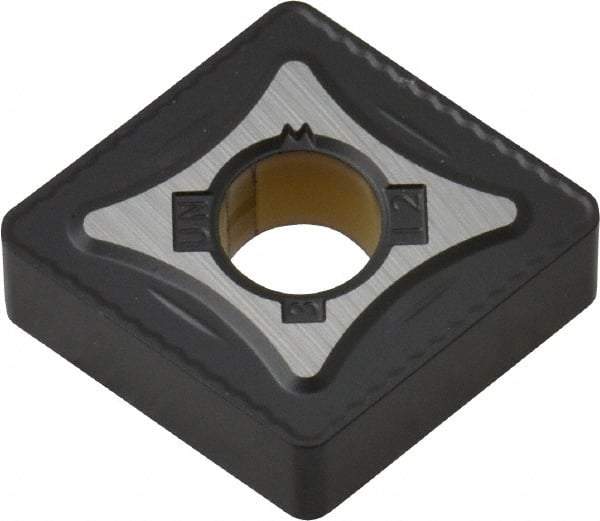 Kennametal - CNMG543 UN Grade KCK20 Carbide Turning Insert - TiCN/Al2O3 Finish, 80° Diamond, 5/8" Inscr Circle, 1/4" Thick, 3/64" Corner Radius - Americas Industrial Supply