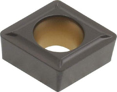 Kennametal - CCMT32.52 LF Grade KCM25 Carbide Turning Insert - TiN/TiCN/Al2O3 Finish, 80° Diamond, 3/8" Inscr Circle, 5/32" Thick, 1/32" Corner Radius - Americas Industrial Supply