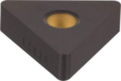 Kennametal - TNMA333 Grade KCK15 Carbide Turning Insert - TiCN/Al2O3 Finish, 60° Triangle, 3/8" Inscr Circle, 3/16" Thick, 3/64" Corner Radius - Americas Industrial Supply