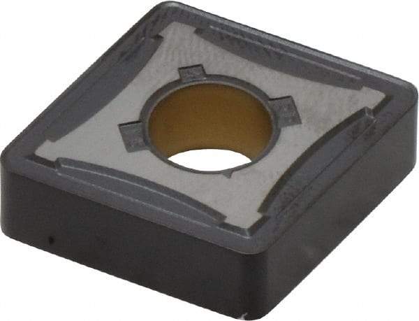 Kennametal - CNMG644 RP Grade KCM35 Carbide Turning Insert - TiN/TiCN/Al2O3 Finish, 80° Diamond, 3/4" Inscr Circle, 1/4" Thick, 1/16" Corner Radius - Americas Industrial Supply