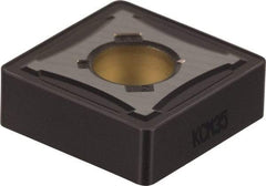Kennametal - SNMG433 RP Grade KCK05 Carbide Turning Insert - TiCN/Al2O3 Finish, 90° Square, 1/2" Inscr Circle, 3/16" Thick, 3/64" Corner Radius - Americas Industrial Supply