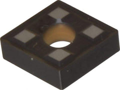 Kennametal - CNMG431 UP Grade KCM25 Carbide Turning Insert - TiN/TiCN/Al2O3 Finish, 80° Diamond, 1/2" Inscr Circle, 3/16" Thick, 1/64" Corner Radius - Americas Industrial Supply