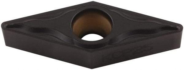Kennametal - VBMT332 FP Grade KCP25 Carbide Turning Insert - TiCN/Al2O3 Finish, 35° Diamond, 3/8" Inscr Circle, 3/16" Thick, 1/32" Corner Radius - Americas Industrial Supply