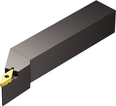 Sandvik Coromant - TR-V13JB, Left Hand Cut, -3° Lead Angle, 3/4" Shank Height x 3/4" Shank Width, Neutral Rake Indexable Turning Toolholder - 4-1/2" OAL, TR-VB1308 Insert Compatibility, Series CoroTurn TR - Americas Industrial Supply